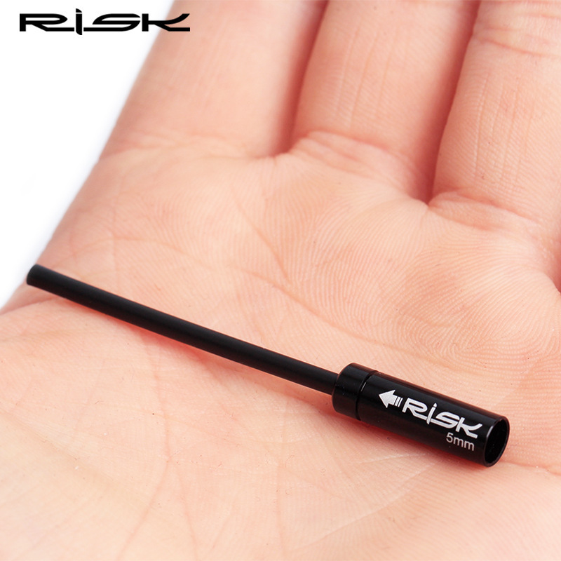 RISK Mountain/Road Bike Aluminum Alloy Oil Injection Needle Cap for Gear and Brake Cable Dustproof and Waterproof End Cap