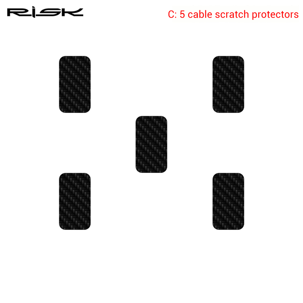RISK Bicycle Chainstay Protector Mountain Bike Road Bike Frame Protection Sticker Chain Guard Scratch Protection