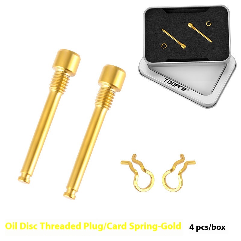 TOORPE Mountain Bike Titanium Alloy Oil Disc Pin XT XTR Disc Brake Rotor Screw Fixing Clip Spring
