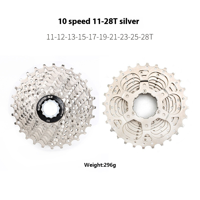 SUNSHINE-SE HG Cassette Freewheel for Road Bike 8 / 9 / 10 / 11 / 12 Speed Standard Series 11-23T 25T 28T 30T 32T 34T 36T Compatible with Shimano SRAM Sensah LTWOO Microshift HG Freehub Systems