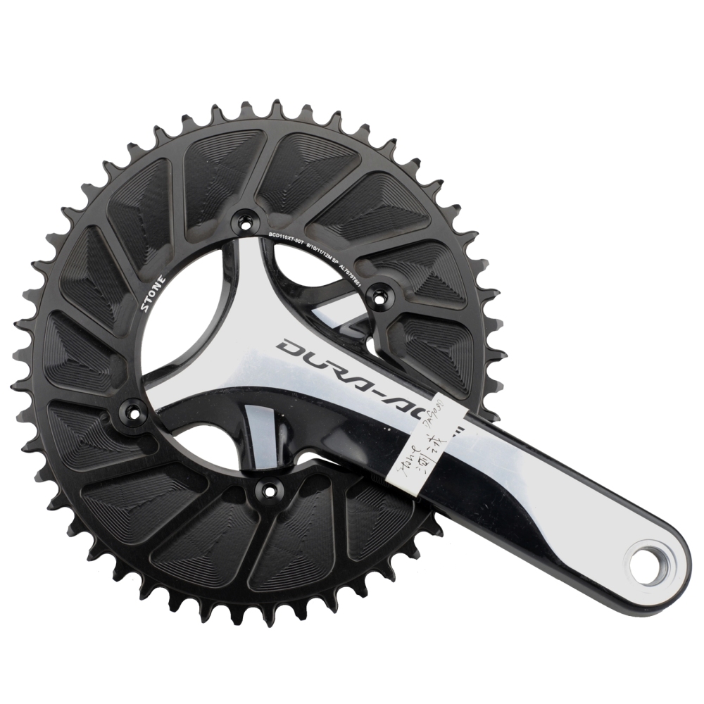 Stone Chainring 110 BCD for Shimano 4700 5800 6800 9000 Oval 34 36 38 40 42 44 46 48 58T 60T Narrow Wide Road Bike 110bcd