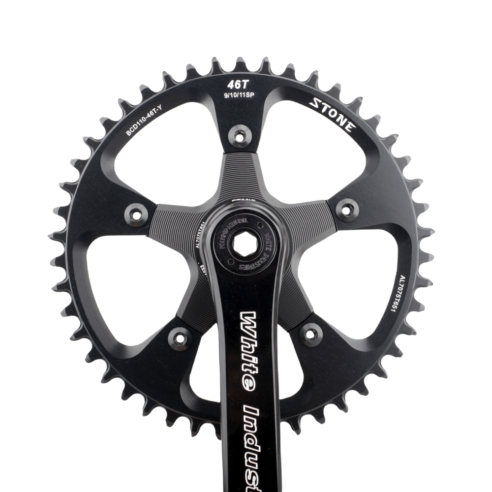 Stone Bike Chainring Spider Adapter for White Industries To 110BCD 4 Bolts 5 Arm 5800 6800 R7000 R8000 R9100 R7100 R8100 R9200