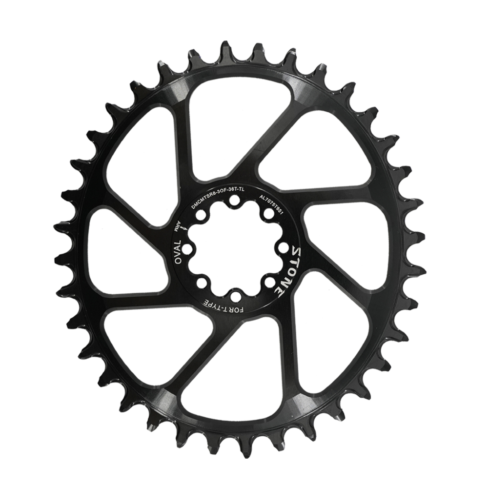 Stone Bike Chainring for AXS Flattop T-type Chain 12S 3mm Offset Direct Mount Oval for Sram X0 XX SL GX 26T To 40T Hollow Aero Style