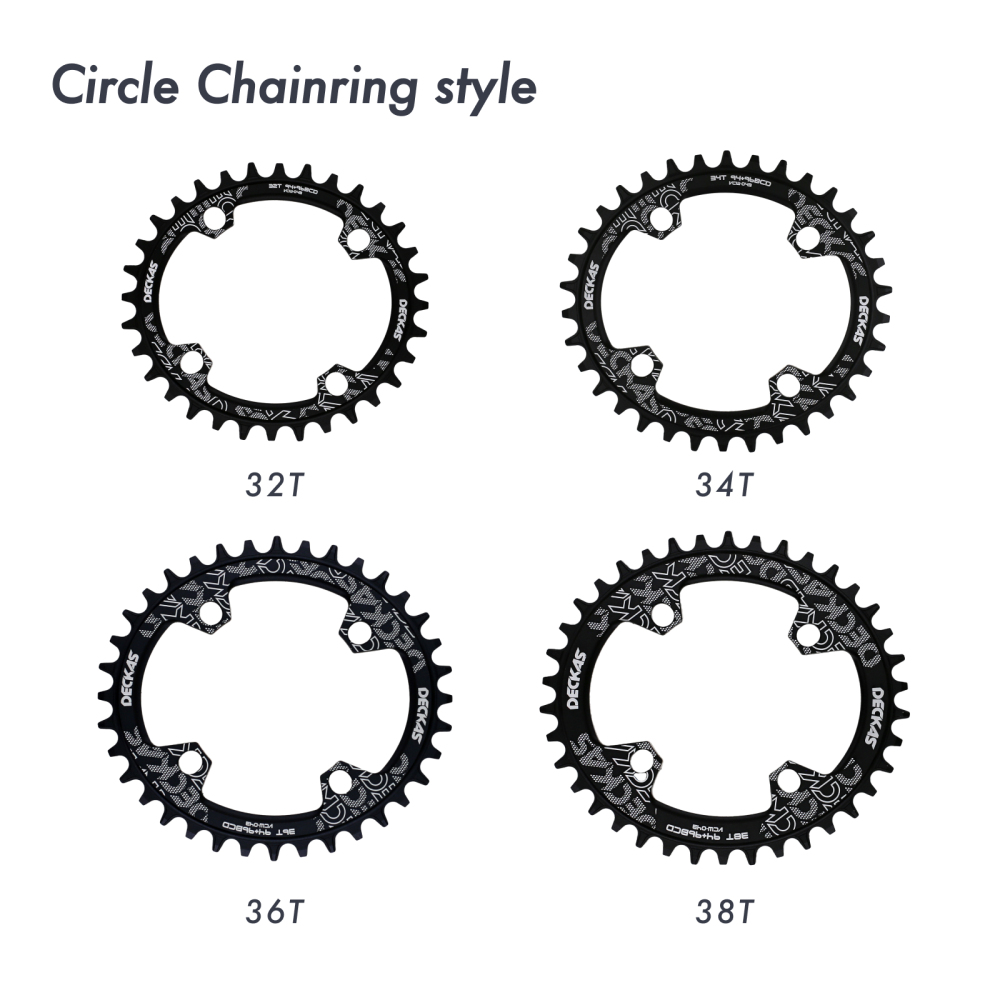 Deckas Chainring 96BCD 94BCD Round 32t 34t 36t 38t Tooth Plate MTB Mountain Bike 96BCD Road Bike M4000 M4050 NX GX X1