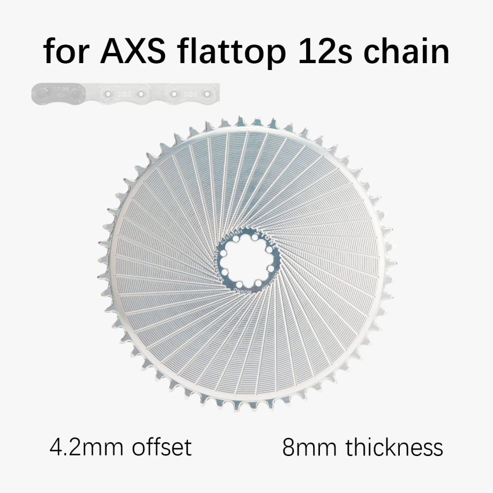 Stone 12s AXS Chainring flattop for DUB Force Red Direct Mount DM Chainring Chainwheel for Sram for Road Bike AXS 12 Speed 8 bolts