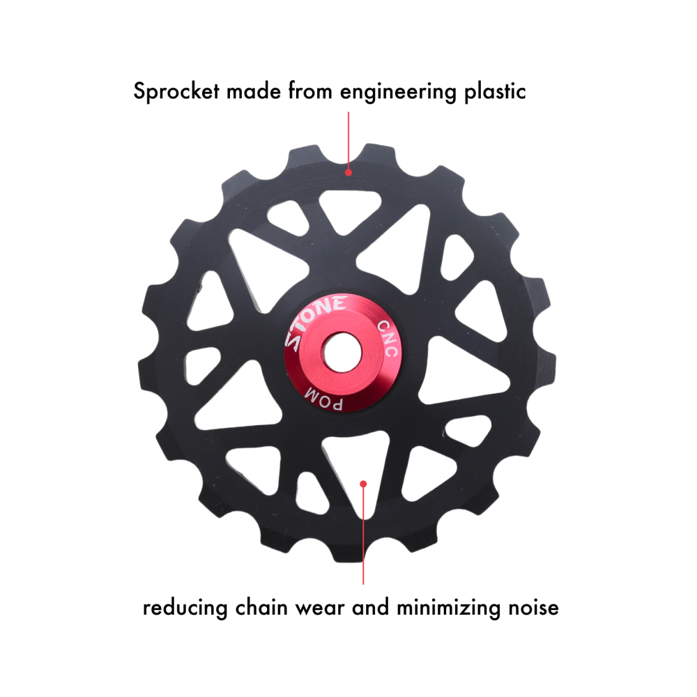 Stone Pulley Wheel Gear Guide Roller Jockey 10t 11t 13t 15t 17t Bearing Road MTB Bike Bearings Rear Derailleur X4 Shimano M370