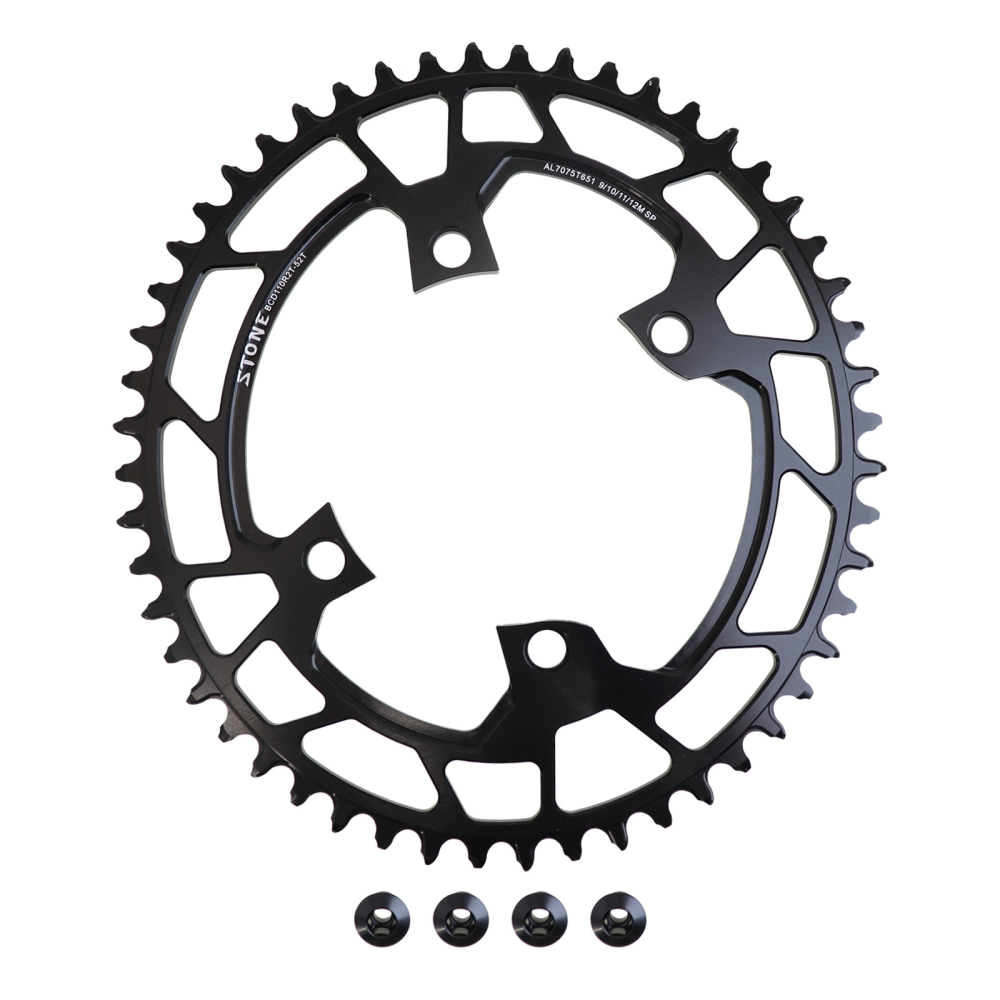 Stone 110BCD Oval Chainring  Narrow Wide Tooth for Shimano 105 R7100 UT R8100 DA R9200 110 Bcd 34 40 42T 46T 48 50T 54 56 58T Road Bike 9-12 Speed
