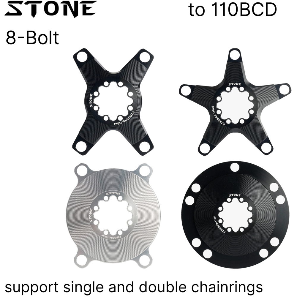 Stone AXS Chainring Adapter Converter Spider 110BCD for Sram Force Red Etap QUARQ Road Bike Gravel 12S Crank 105 R8000 8 pins 2x