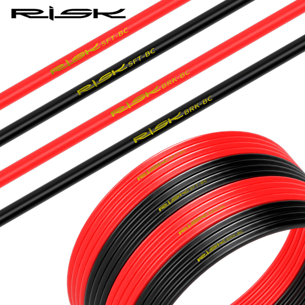 RISK Bicycle Cable Housing Kit - Includes Gear and Brake Inner Cable Cores Suitable for Mountain and Road Bikes