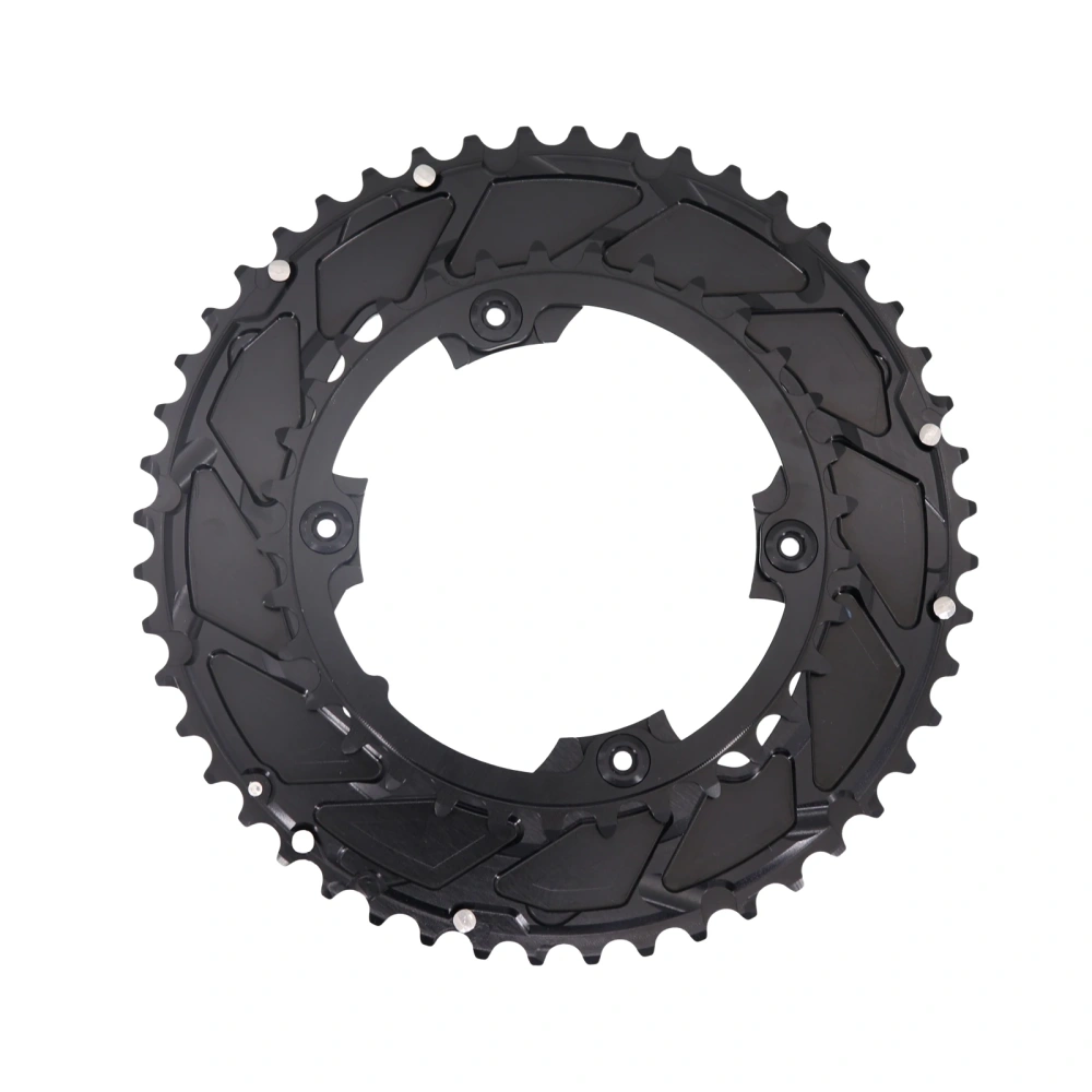STONE 107BCD Bike Double Chainring Round 2X for Sram FORCE ETAP Flattop AXS 12S 46T 48T 33 35T 50T 37T 52T 39T 54T 41T Circle