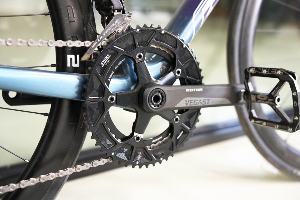 Stone 130bcd Round Double Chainring for Shimano 11s 12s Road Bike Folding Bike for Sram 11 Speed 58-44T 56-42T 55-40T 54-40T 53-39T