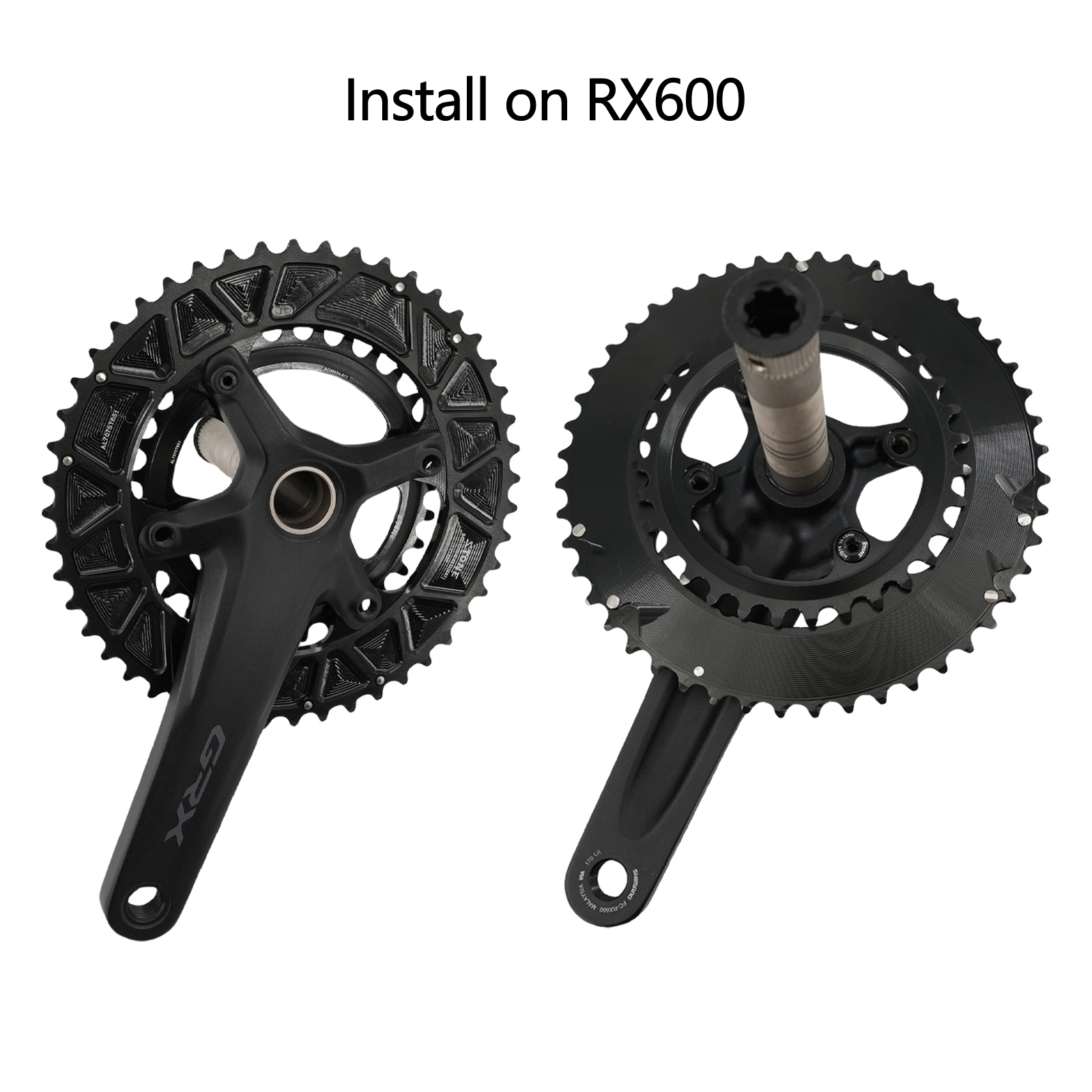 STONE double chainring for shimano GRX 110bcd RX600 RX810 RX820