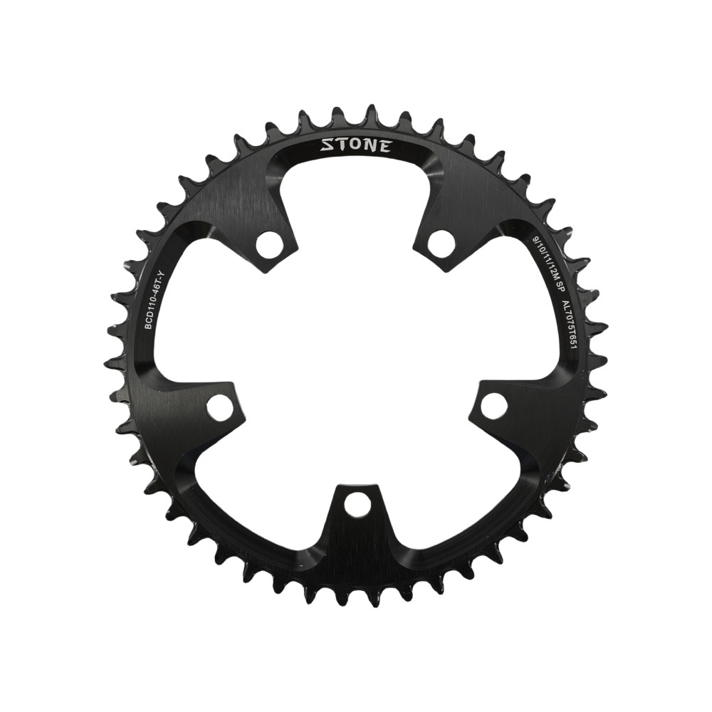 Stone Chainring Round 110BCD for Force Red Rival S350 S900 32 36 38 40 42 46 48 58 60T Tooth Road Bike for Sram CX Gravel Quarq