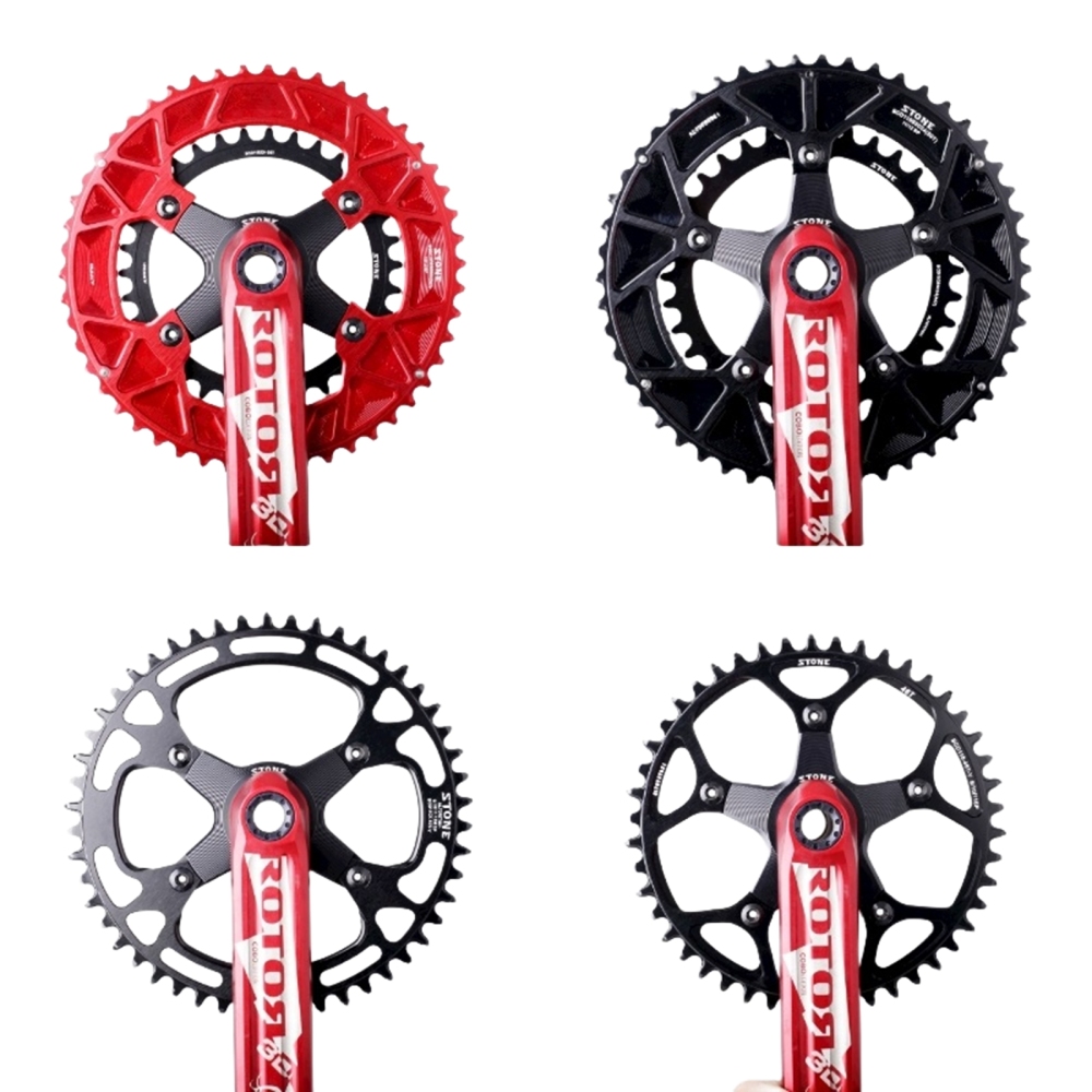 STONE Rotor 3D 3D+ 24mm Spindle to 110BCD Chainring Spider Adapter Road Gravel Bike 1x 2x R7000 R8000 R9100 R8100 R9200
