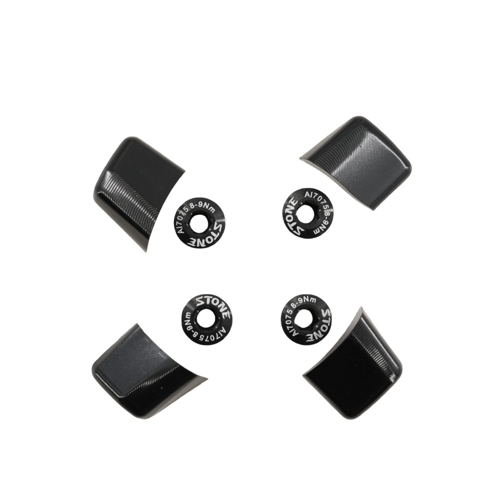 STONE Chainring Decoration Bolts Cover for Sram Rival BCD107 12-Speed Crank Single Chainring Decor Caps