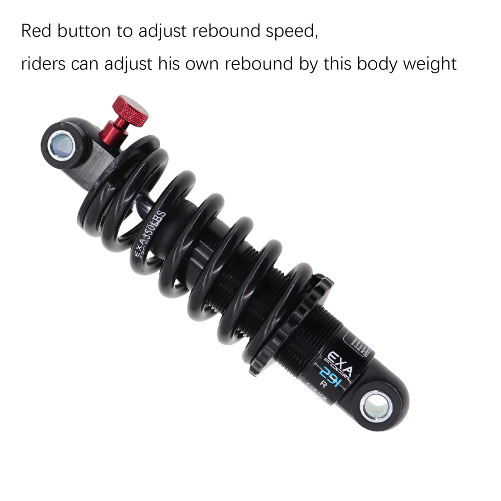 Kindshock Bike Shock Absorber 165 190mm damper rebound adjustable Rear Shocks 291R MTB Electric Scooter Motocycles exa form