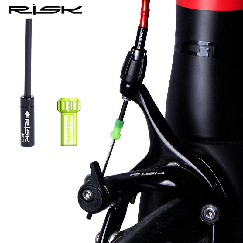 RISK Mountain/Road Bike Aluminum Alloy Oil Injection Needle Cap for Gear and Brake Cable Dustproof and Waterproof End Cap