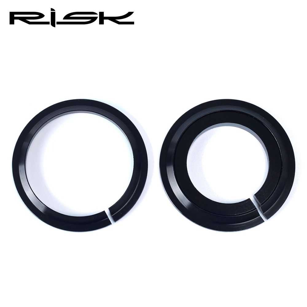 RISK RA133 Bicycle Headset Crown Race Adapter, Tapered to Straight Fork Compatible, 45° Split Design