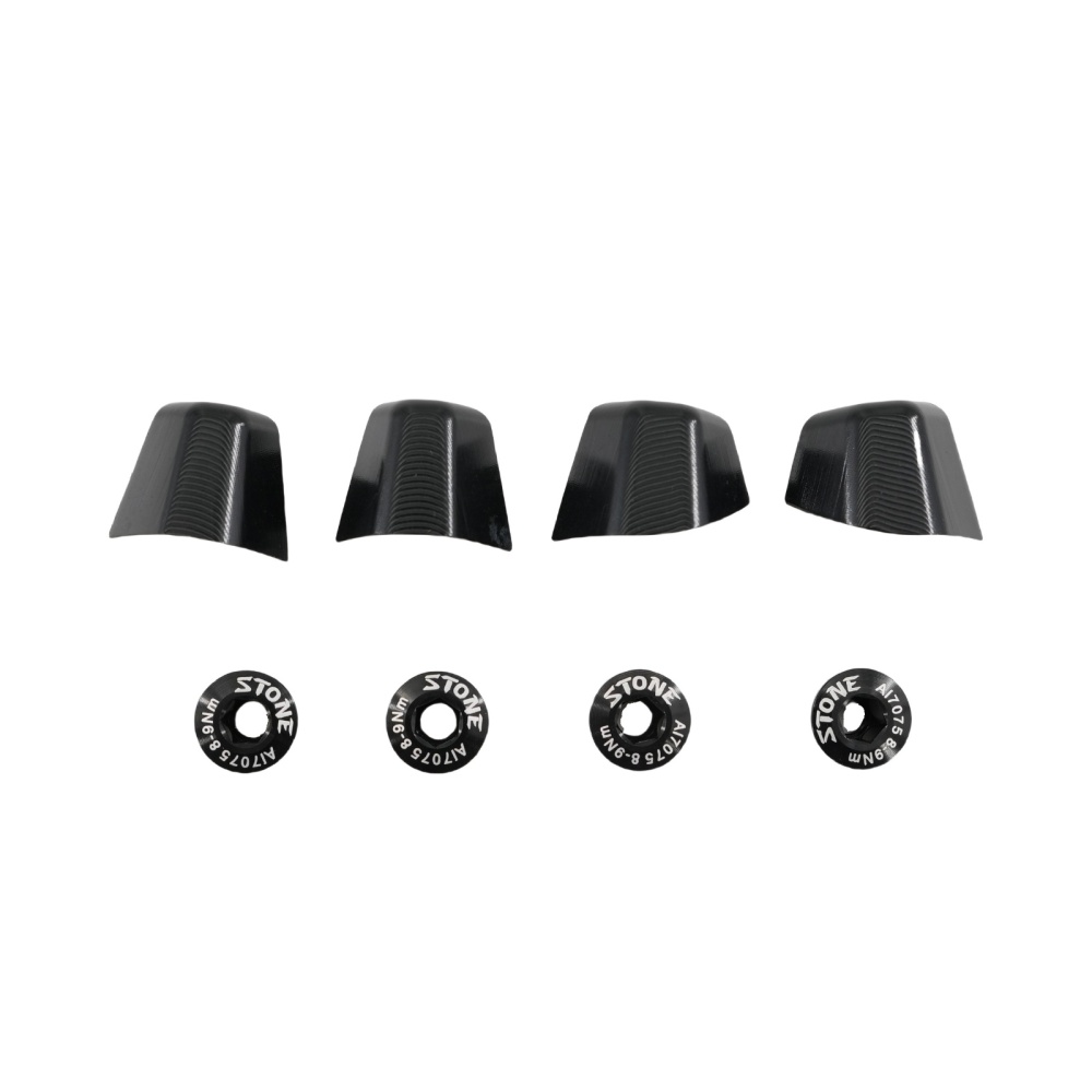 Stone Bike Chainring Decoration Caps Cover Bolts for Shimano Crankset R7100 R8100 R9200 R7000 R8000 R9100 5800 6800 9000 Road Bike Crank Cover Screws 1x Single Chainring and 2x Double Chainrings Decor caps Repair Parts