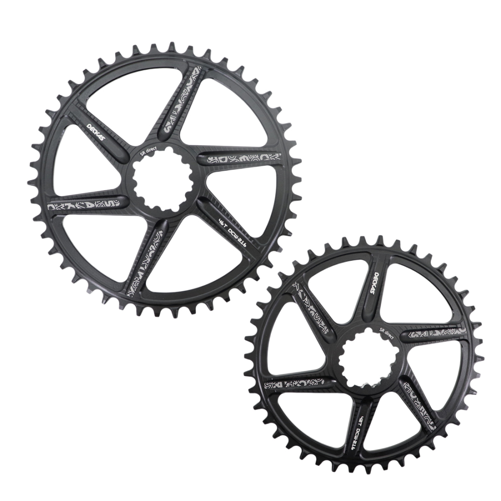 Deckas Chainring for Gravel Rival GXP Force 11 22 Direct Mount DM Chainring hollow tooth plate for Sram road bike 40 42 44 46