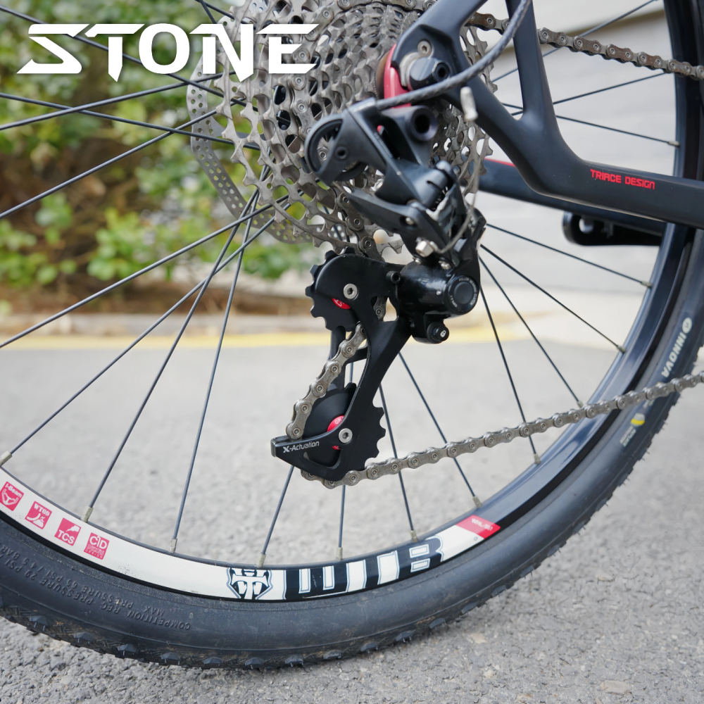 STONE Solid Pulley Wheel 11T 13T 15T 17T CNC POM Bearing Bicycle Rear Derailleur Jockey Wheel MTB Road Bike 8 9 10 11 12 Speed for Shimano Sram
