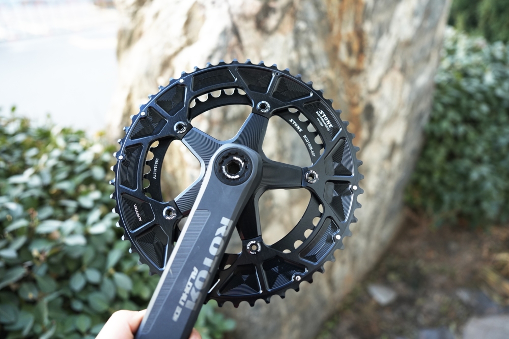 Stone 130bcd Round Double Chainring for Shimano 11s 12s Road Bike Folding Bike for Sram 11 Speed 58-44T 56-42T 55-40T 54-40T 53-39T