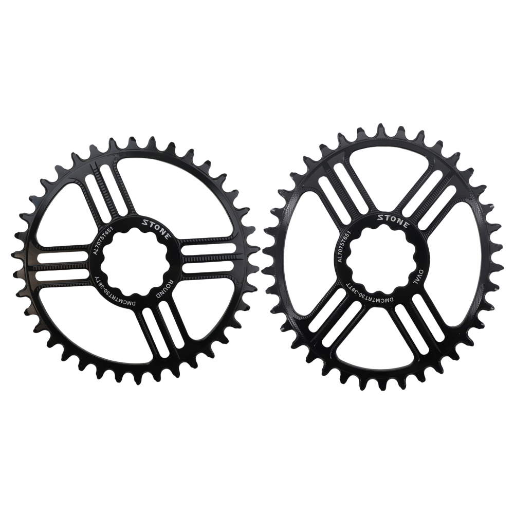 Stone Round Oval Chainring For Rotor 30mm REX 1.1 REX 2.1. 3D+ XC2 3DF XC2 5mm Offset 30T 32 34 36 38T MTB Bike Chainwheel DM