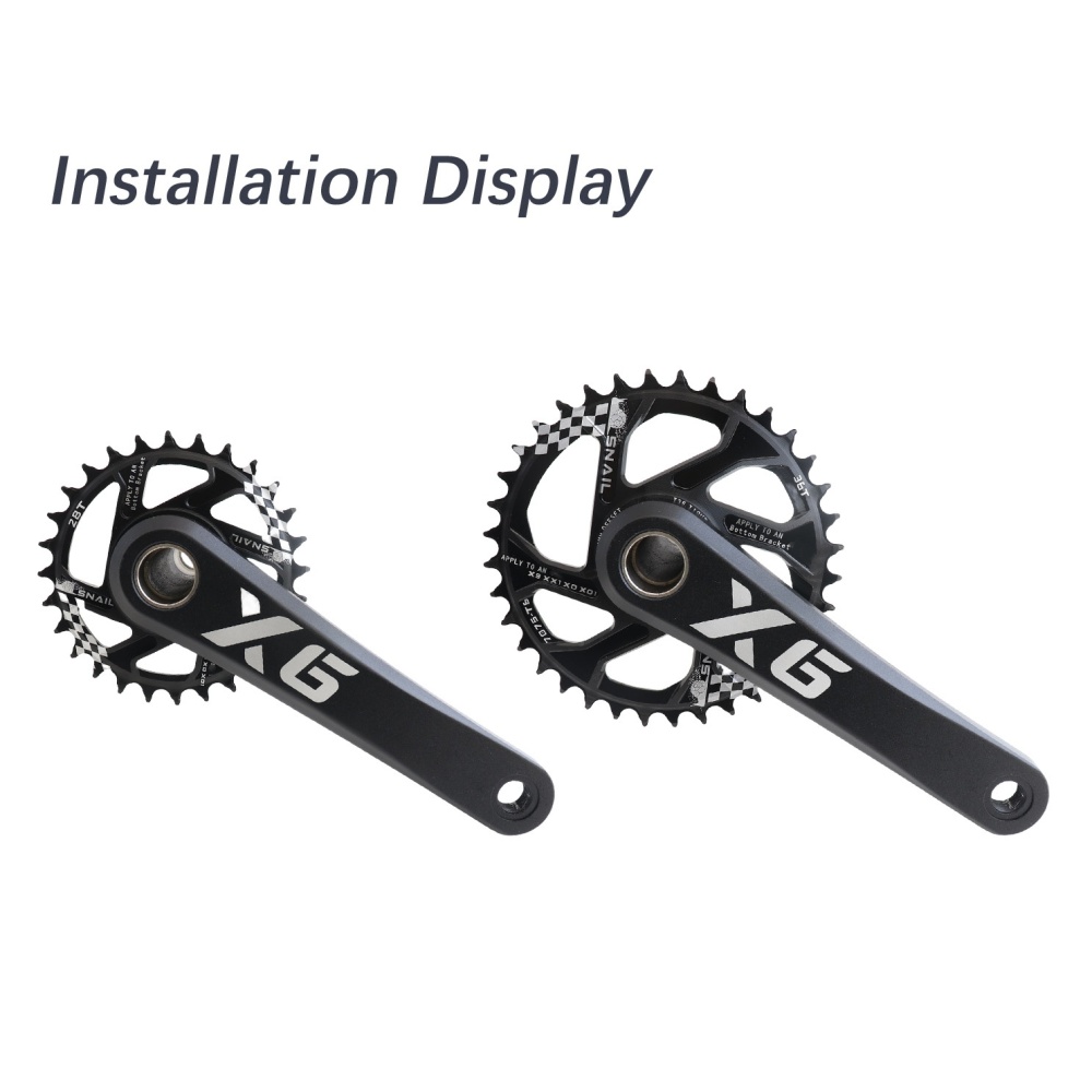 Snail Round Chainring 3 Bolt Direct Mount 3mm 6mm Offset for Sram GXP Boost Eagle X9 X0 XX1 XO1 28t 30t 32t 34 36 38 40t Mountain MTB Bike DM