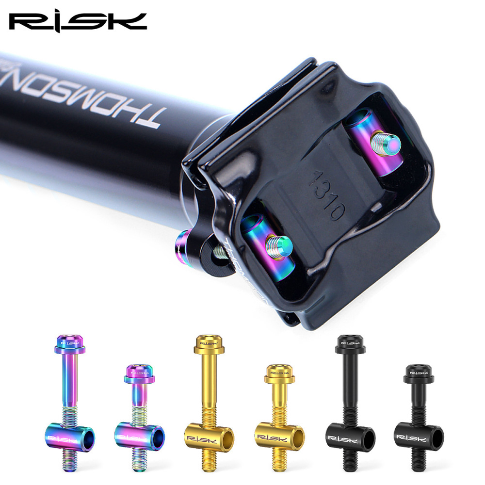 RISK Titanium Alloy Stem M5x30/40mm Handlebar Seatpost Fixed Screws
