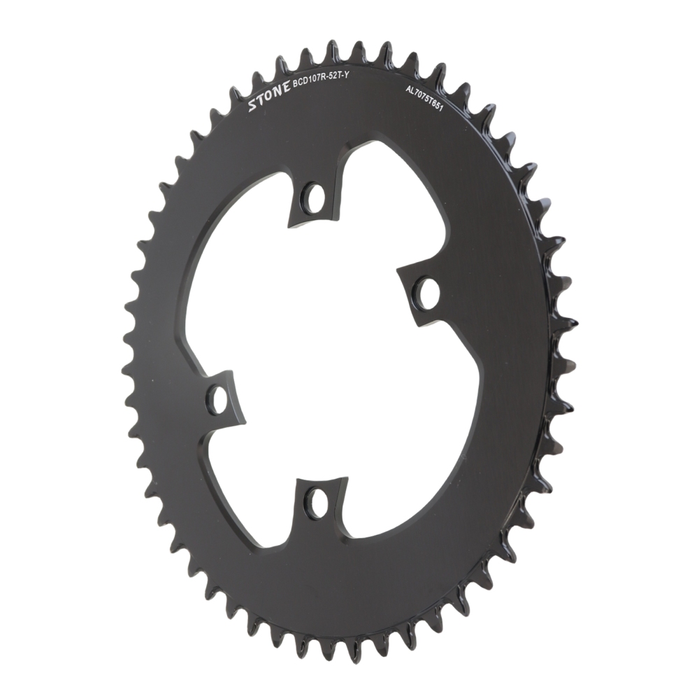 Stone Round Chainring 107BCD for Sram Rival Crankset 107 Bcd Road Bike 34 36 40 42 44 46 48 50 52 54 56 58 60T axs flattop