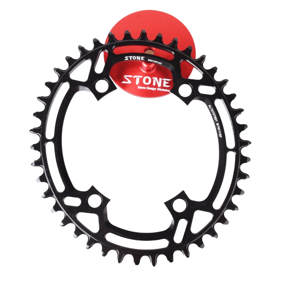 Stone Oval Chainring 110BCD for Apex Sram 4 Bolts 36 38 42T 44 46T 48 50T 54 56 58T 60 Road Bike MTB 9 10 11 12s 12 Speed