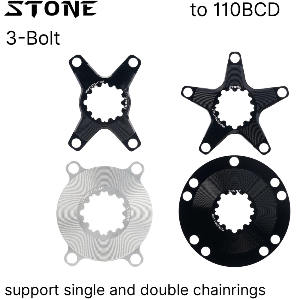 Stone Chainring Spider Adapter Converter GXP To 110BCD 4 bolts 5 Arms for Sram FORCE RIVAL RED Road Bike Crank for 1x 2x direct mount 3 bolts pins