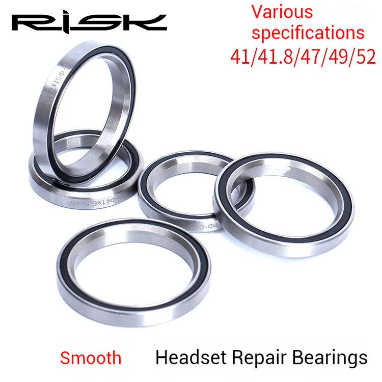 RISK 41/41.8/42/47/49/51/52mm Bicycle 44mm Headset Bearing Conversion Kit Double Bearings