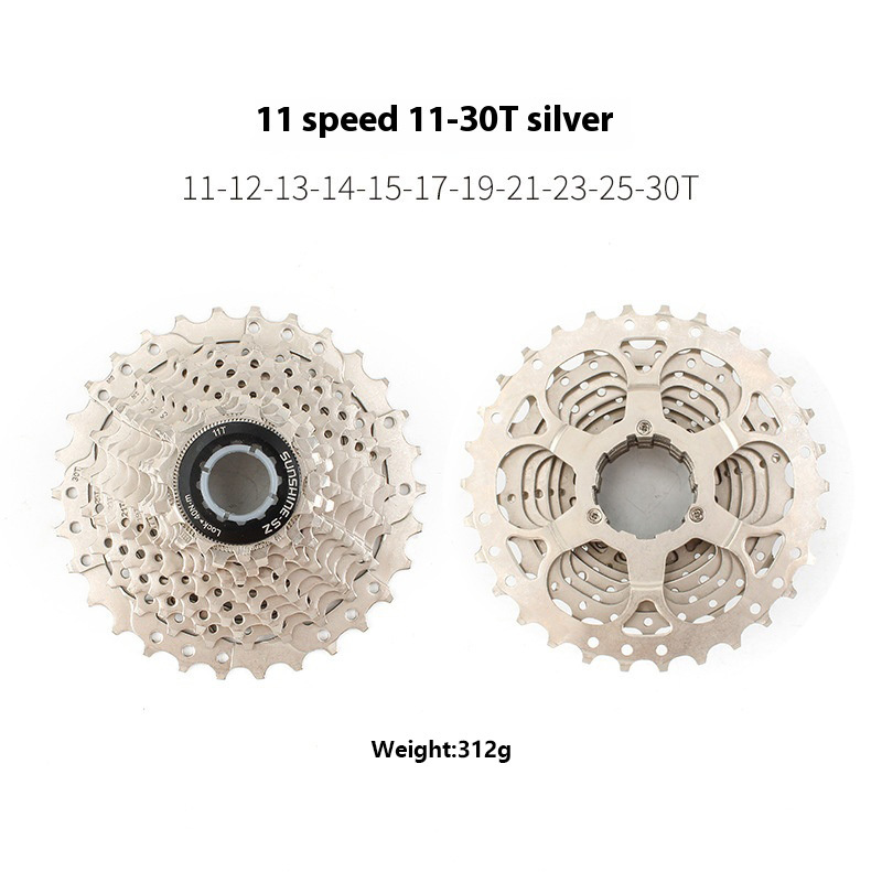 SUNSHINE-SE HG Cassette Freewheel for Road Bike 8 / 9 / 10 / 11 / 12 Speed Standard Series 11-23T 25T 28T 30T 32T 34T 36T Compatible with Shimano SRAM Sensah LTWOO Microshift HG Freehub Systems