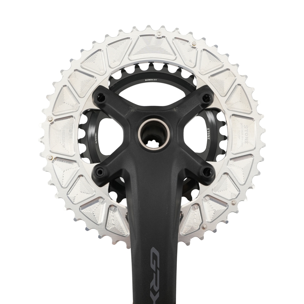 STONE double chainring for shimano GRX 110bcd RX600 RX810 RX820 gravel bike chainring 46T 30T 48T 50T 33T