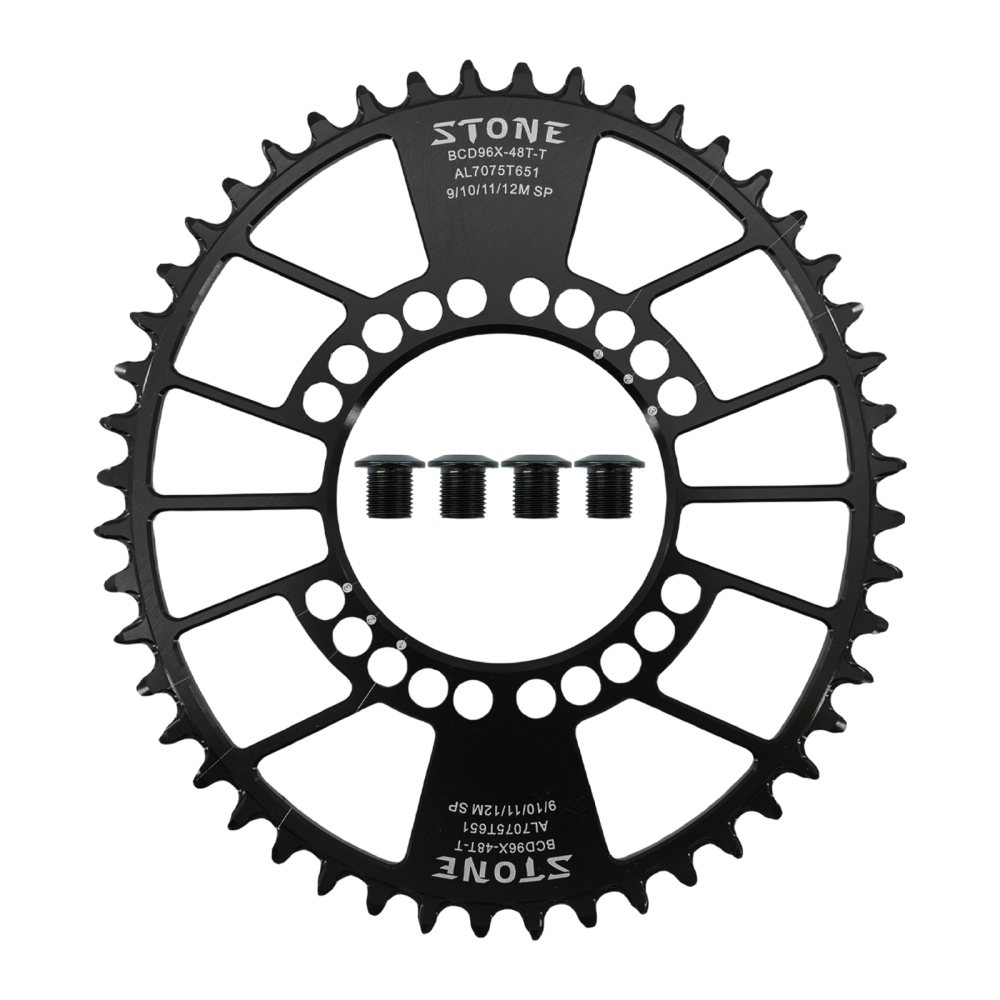 Stone bike Chainring Asymmetrical 96BCD Oval for Deore M7000 M8000 M9000 M9020 m5100 MTB Bike Chain Wheel 30t 34 36 38 40 42 44 46T 48T 96bcd 12 Speed