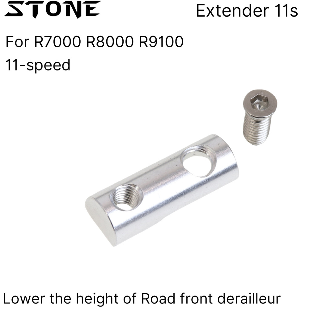 STONE Road Bike Front Derailleur Extender adapter convertor for SHIMANO 105 R7000 ULTEGRA R8000 Dura ACE R9100 Chainrings 10/11S Speed