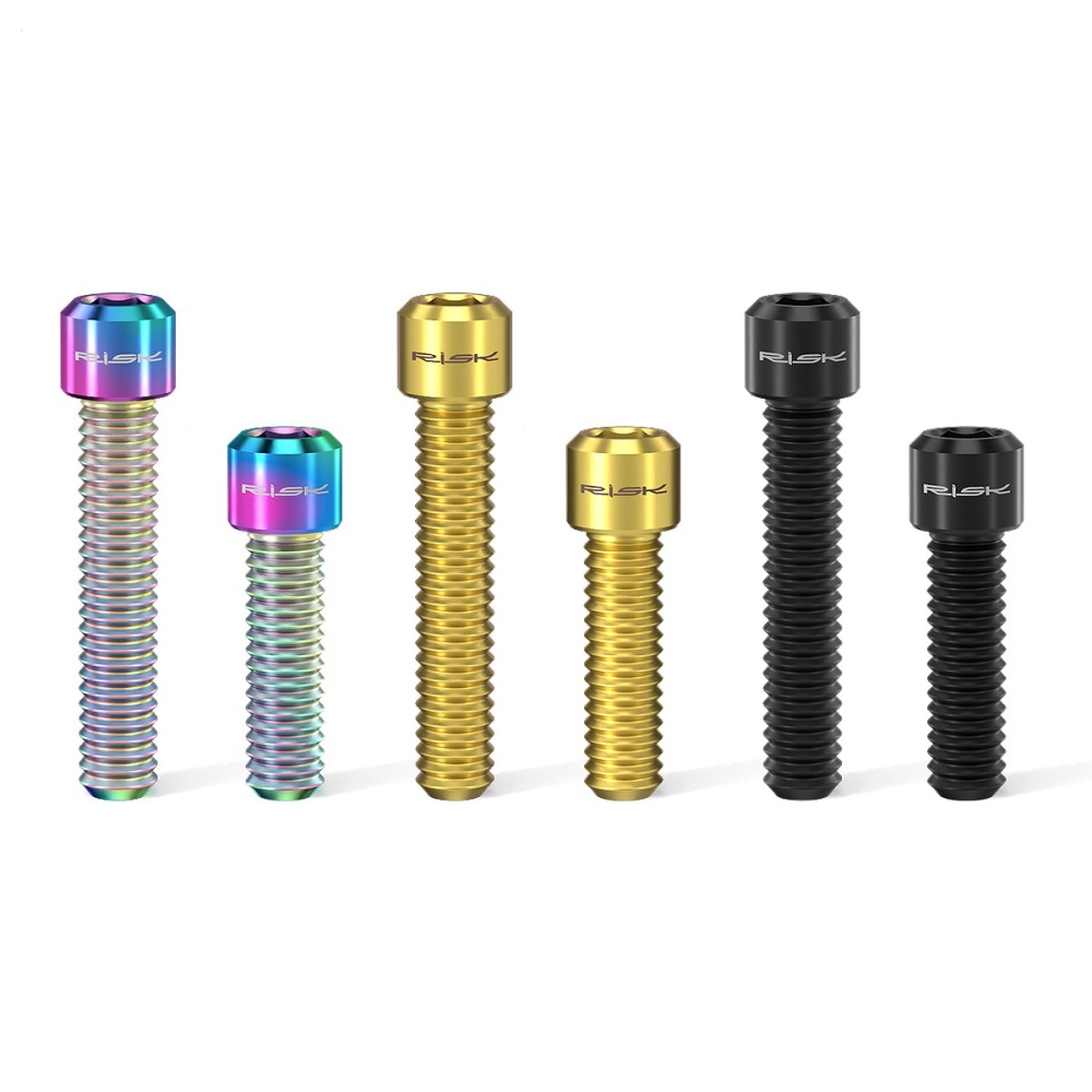 Risk Titanium M4x13.5/20mm Mountain Bike XT Front Derailleur Rear Derailleur Limit Screws H/L Tension M8000