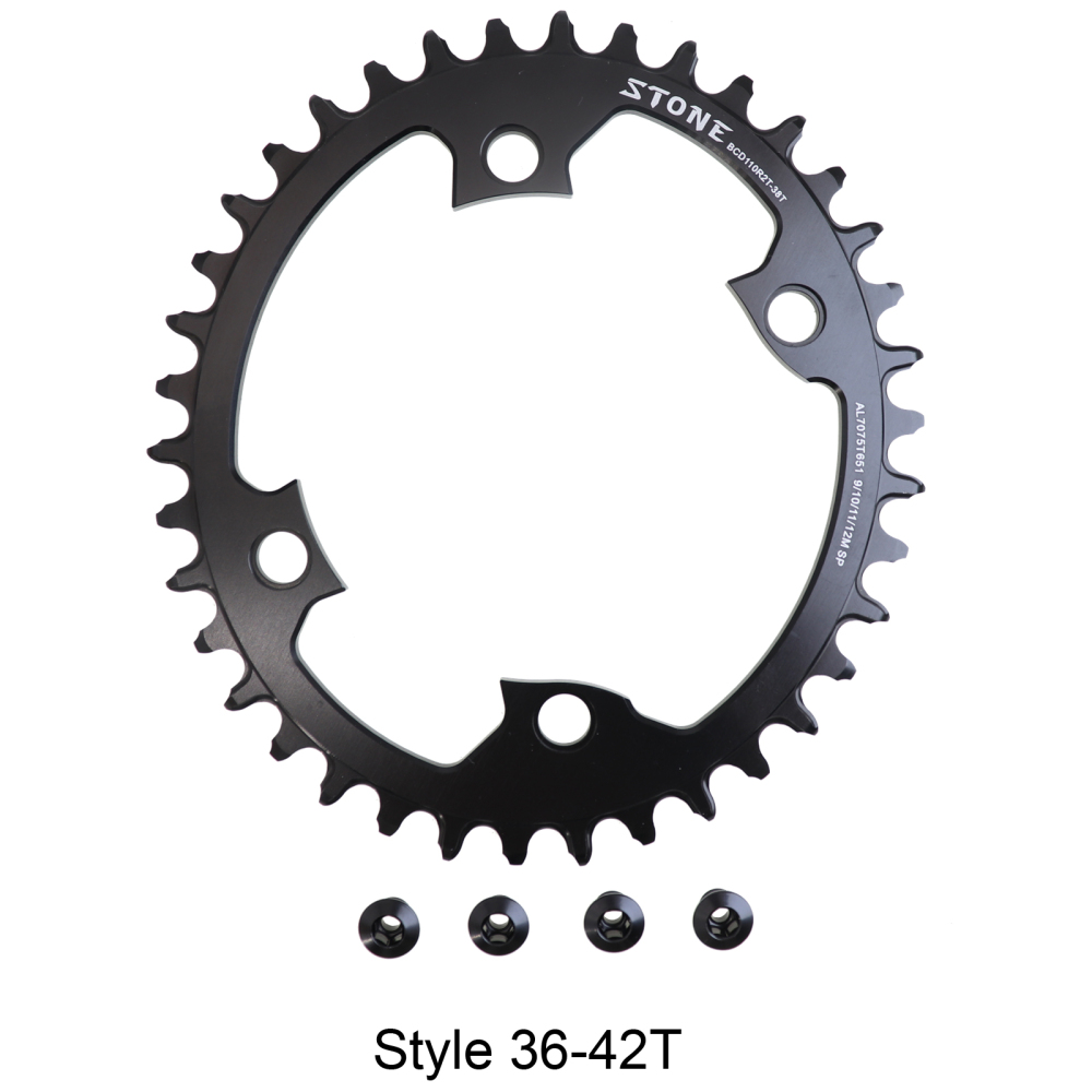 Stone Oval Chainring 110BCD for Shimano 105 R7100 UT R8100 DA R9200 34 40 42T 44 46T 48 50T 54 56 58T 60 Road Bike 12s