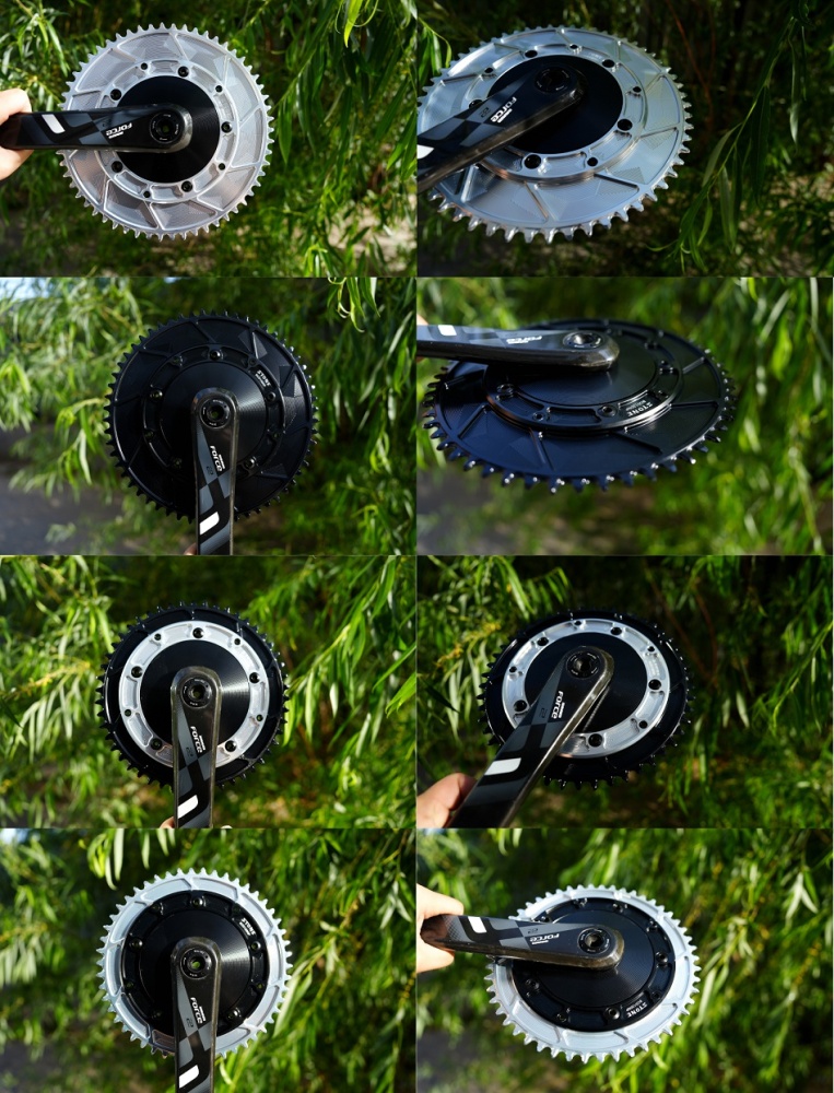 Stone 130BCD Round Chainring 4MM Offset Aero for Shimano 5700 6700 Round 42t 44T 46 48 50 52 55 58T 60T Road Bike ChainWheel 130bcd for Sram Red