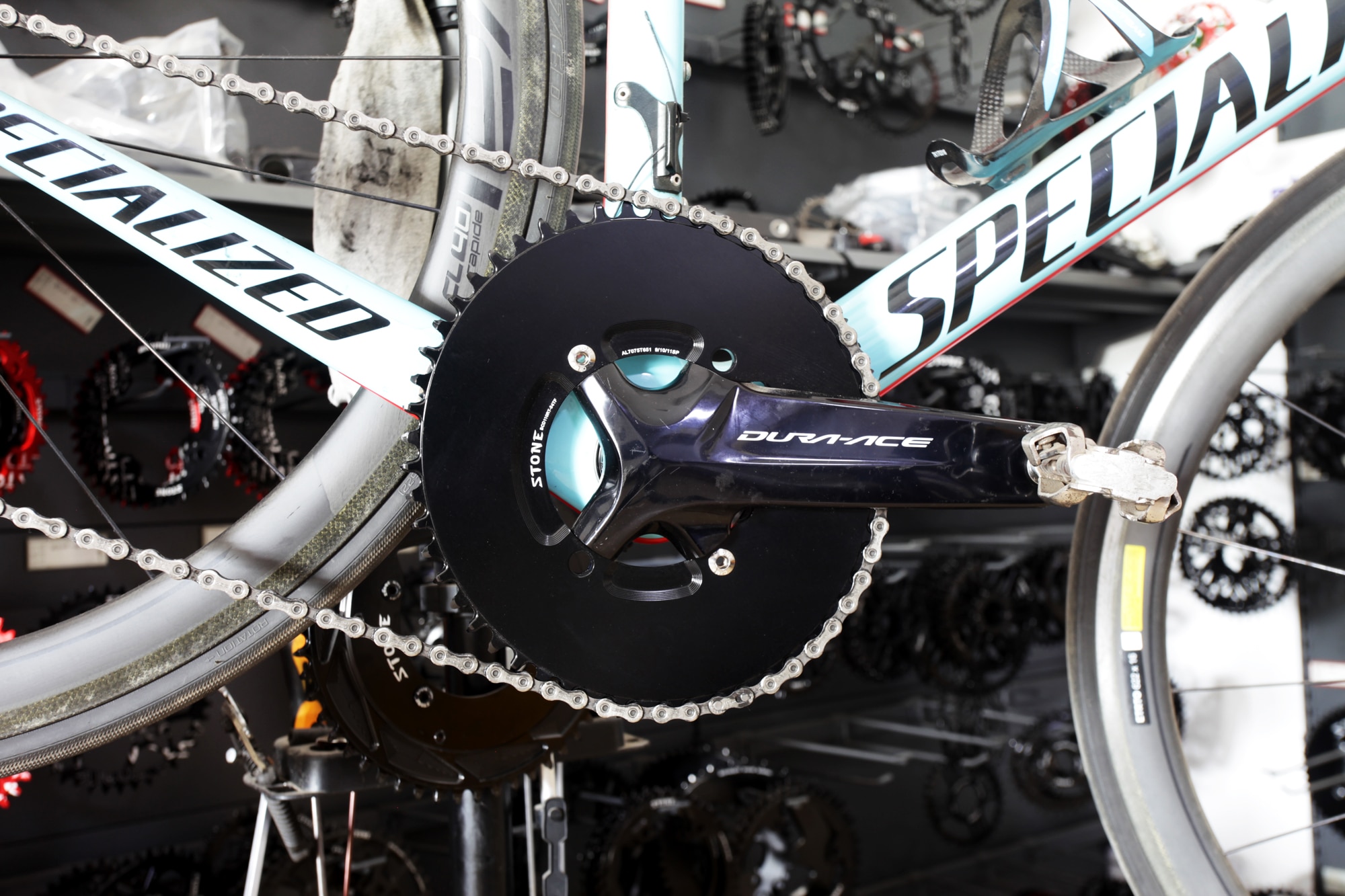 Stone Chainring 110 BCD Oval for Shimano 105 R7000 R8000 R9100 36