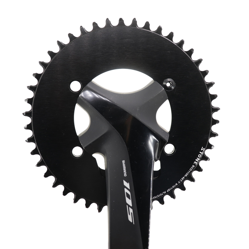 Stone Round Chainring 110 BCD for Shimano 105 R7000 R8000 R9100 110bcd 34T 40 46T 48 50T 54 56 58T 60 Road Bike 12s 12 speed ULTEGRA DURA-ACE