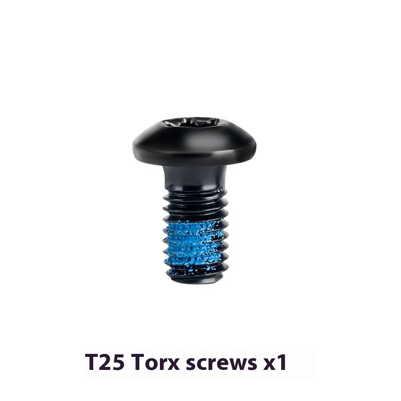 TOOPRE Disc Brake Rotor Bolts for Mountain Bike T25 Torx Disc Rotor Screws for Road Bike Disc Brake Rotor Bolts
