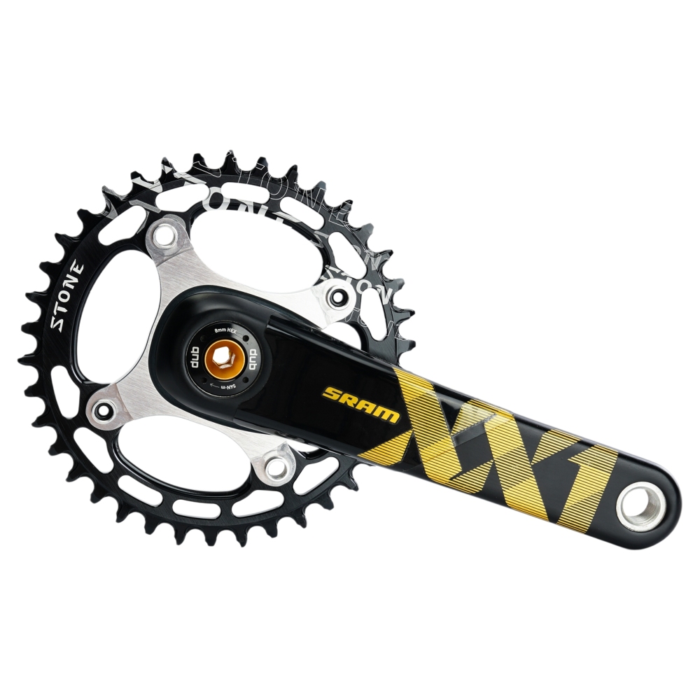 STONE Bike Chainring Spider Adapter 104BCD 3-bolt Direct Mount 0mm 3mm 5mm Offset for SRAM DUB GXP BB30 BOOST 148mm X9 XX1 X0 X01 1x Speed