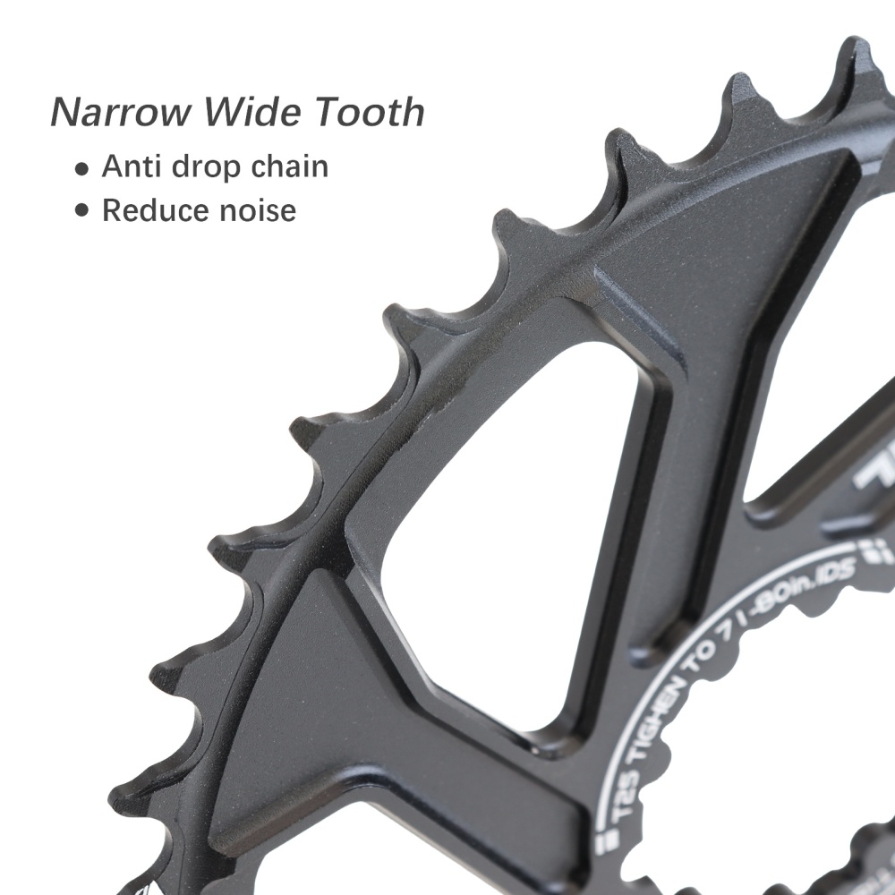 Snail Round Chainring 3 Bolt Direct Mount 3mm 6mm Offset for Sram GXP Boost Eagle X9 X0 XX1 XO1 28t 30t 32t 34 36 38 40t Mountain MTB Bike DM