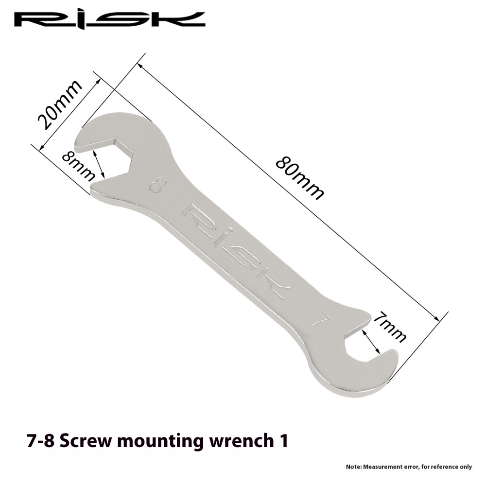 RISK Bicycle Needle Hook Wrench for NX/GX Bottom Bracket Crankset Crank Cover Removal Tool DUB Front Fork Suspension Maintenance Bolt 7-8 Installation Wrench