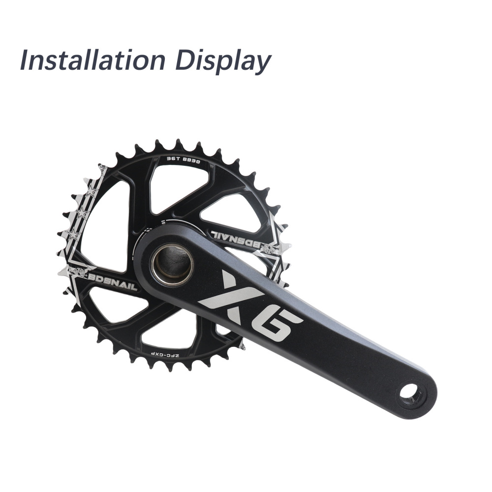Snail Round Chainring 3 Bolt Direct Mount 3mm 6mm Offset for Sram GXP Boost Eagle X9 X0 XX1 XO1 28t 30t 32t 34 36 38 40t Mountain MTB Bike DM