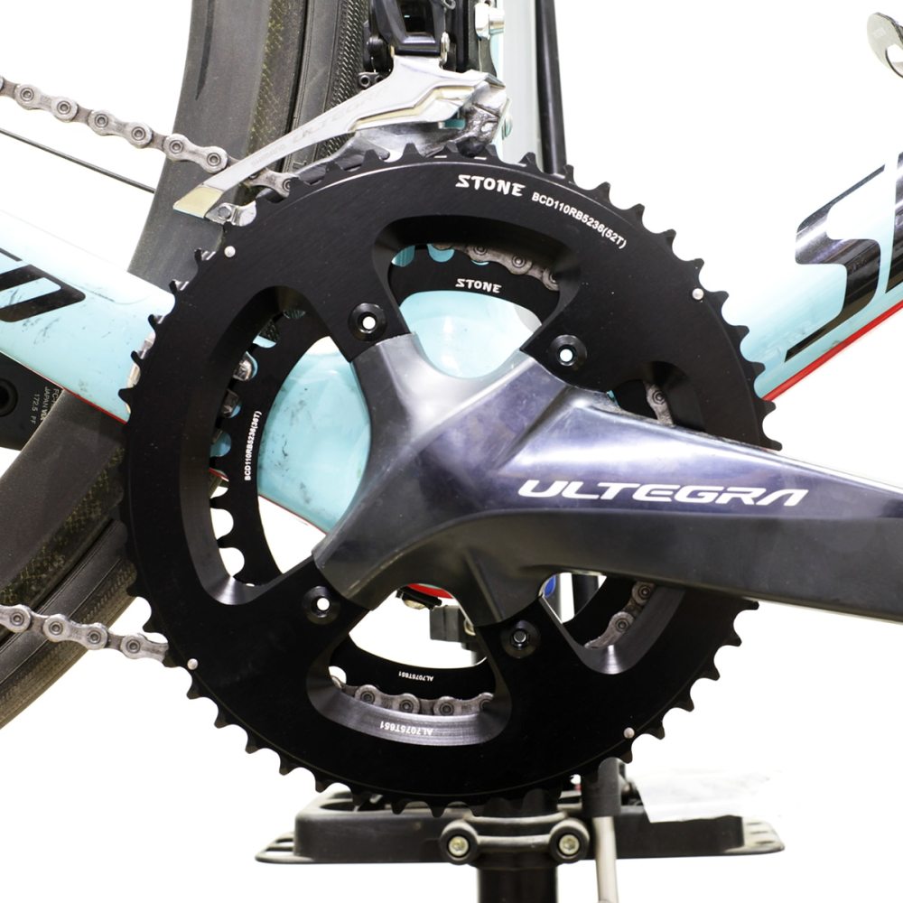 Stone 110bcd Chainring for Shimano 105 R7000 R8000 R9100 Double Road Bike 52 36T 53 39T 54 40T 50 34 48 33T 5800 6800