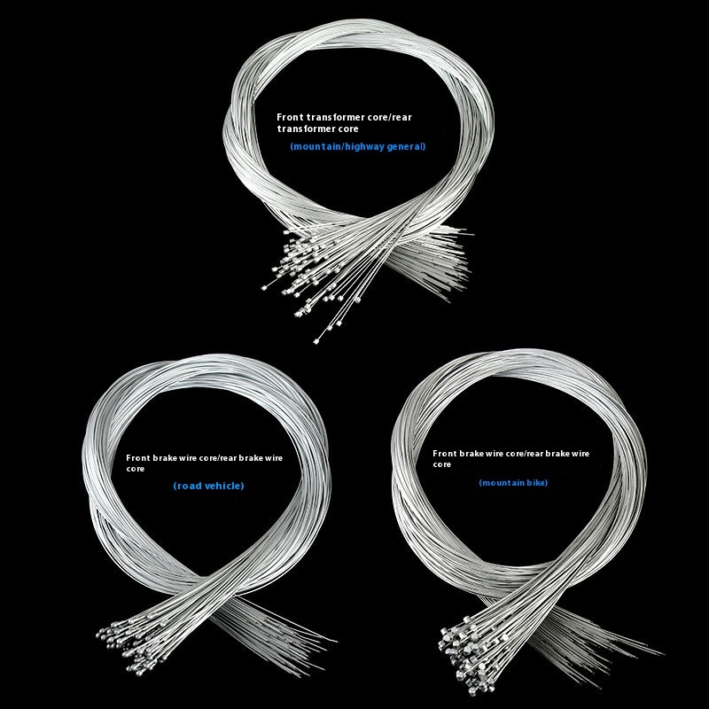 TRLREQ Cuiruike Mountain Bike Galvanized Shift Cable Brake Cable Steel Wire Rope Inner Cable Core Front Rear Cable Core