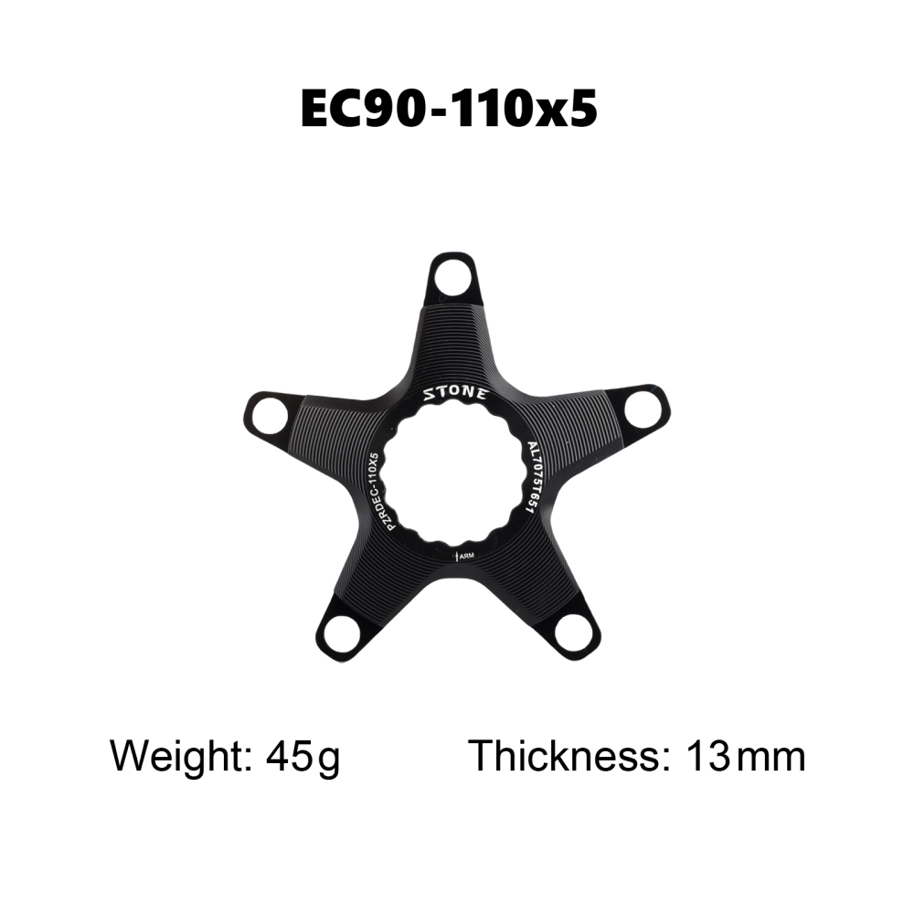 Stone Chainring Adapter Spider for EASTON EC90SL To 110BCD 4 5 Bolts for ELILEE XXE GP3 EC90 4700 5800 6800 R7000 R8000 R9100 R7100 R8100 R9200 2x speed double chainring